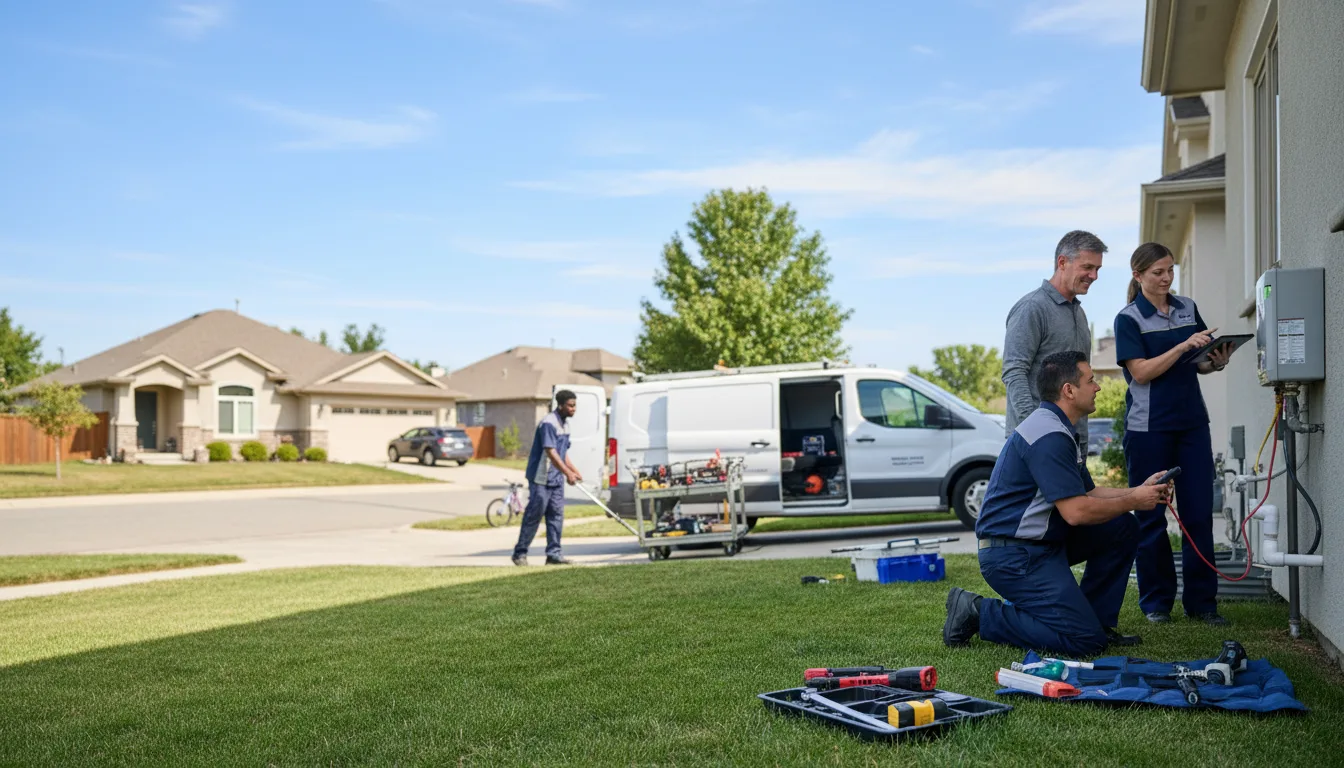 Tankless water heater service in Dunlap, IL